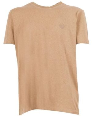 Murphy & Nye Logo-Embroidered T-Shirt - Natural