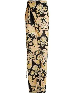Etro Mini Sarong Skirt - Metallic