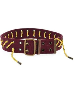 DSquared² Boy Scout Lace-Up Belt - Brown