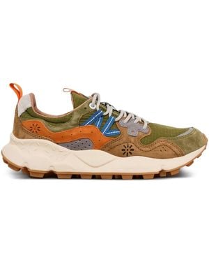 Flower Mountain Yamano 3 Suede Trainers - Green