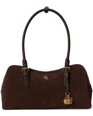 Ralph Lauren Bolso Satchel Marcy Grande - Marrón