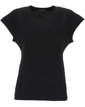 Tom Ford Short-Sleeve T-Shirt - Black