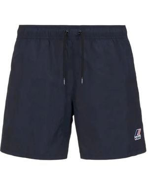 K-Way Olivier Drawstring Swim Shorts - Blue
