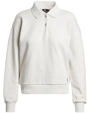 Parajumpers Saranda Long-Sleeve Polo Shirt - White