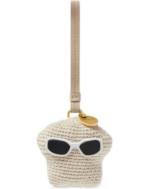Versace Medusa Fluffy Crochet Charm - Metallic