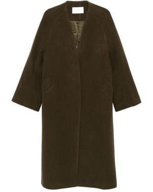 Christian Wijnants Pocketed Single-Breasted Coat - Green