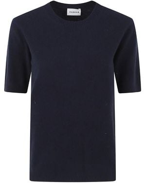 P.A.R.O.S.H. Short-Sleeve Top - Blue