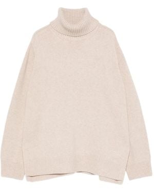 Maison Kitsuné Maglione A Collo Alto - Neutro
