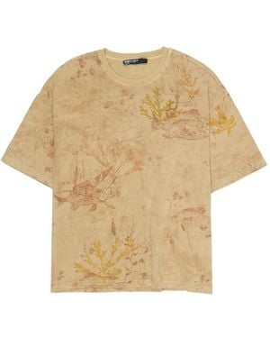 Bimba Y Lola Underwater Faded Print T-Shirt - Natural