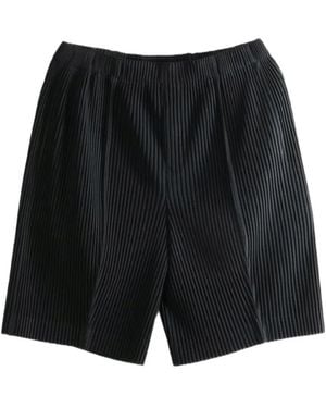 Homme Plissé Issey Miyake Pleated Shorts - Black