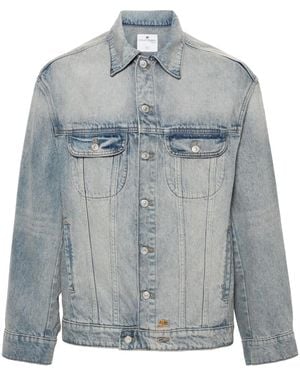 Courreges Cocoon Denim Jacket - Gray