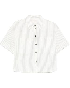 Liu Jo Striped Button Shirt - White