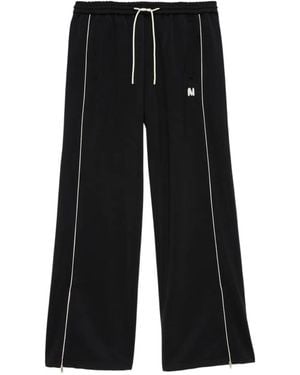MSGM Jogginghose Mit Mwave-Stickerei - Schwarz