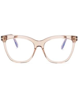 Tom Ford Square-Frame Glasses - Natural