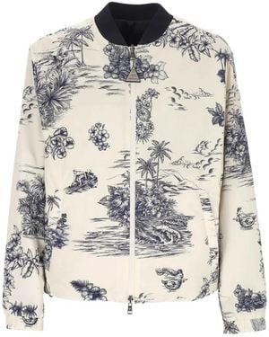 Moncler Achensee Reversible Bomber Jacket - White