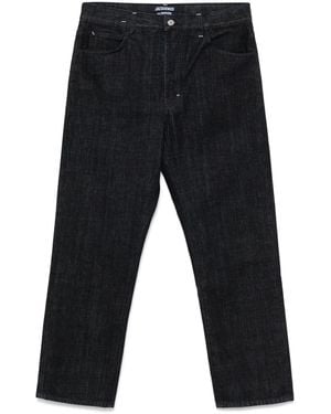 Jacquemus Cotton Jeans With Five-Pocket Design - Blau