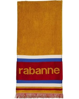 Rabanne Telo Da Mare A Righe - Arancione