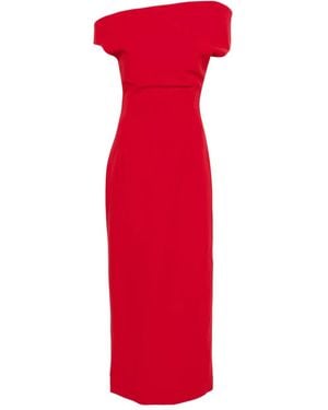 Magda Butrym "Sukienka" Midi Dress - Red