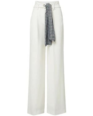 Veronica Beard Tai Palazzo Trousers - White
