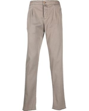 Kiton ストレート チノパンツ - グレー