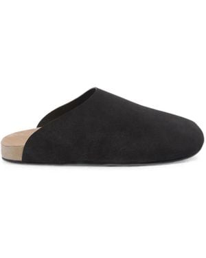 The Row Hudson Two Slip-Ons - Black