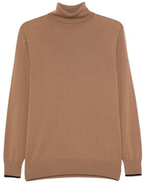 Peserico Roll-Neck Jumper - Brown