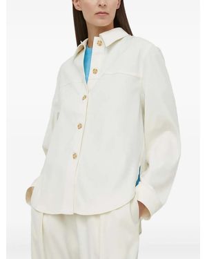 Samsøe & Samsøe Buttoned Long-Sleeve Shirt - White