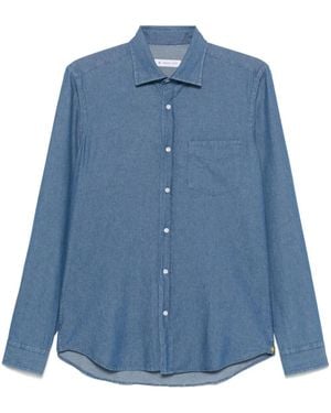 Manuel Ritz Chambray Shirt - Blue