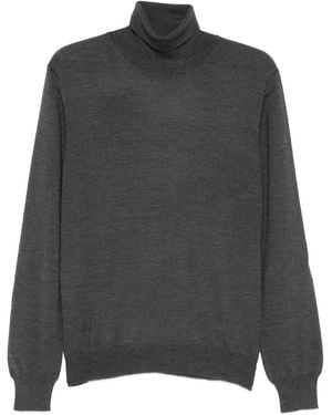 GIUUNO Fine-Knit Jumper - Grey