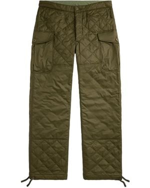 RRL Quilted Cargo Pants - Green