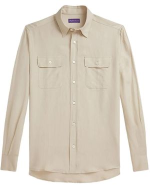 Ralph Lauren Flap-Pockets Shirt - White