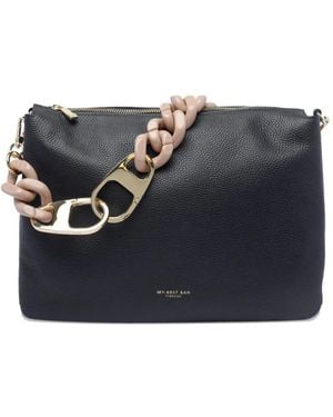 MY BEST BAG Bolso de hombro de piel - Azul