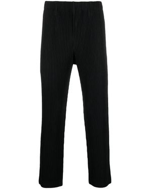 Homme Plissé Issey Miyake Homme Plisse Men Trousers - Black