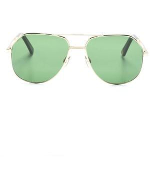 March LA.B Occhiali Da Sole Con Montatura Stile Pilota - Verde
