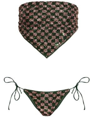 Oséree Sequin Bikini - Metallic