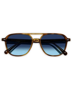 Moscot Lunettes De Soleil Bjorn - Bleu
