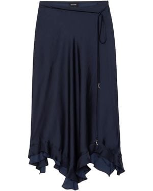Zadig & Voltaire Jeto Satin Skirt - Blue
