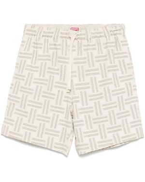 KENZO Weave ショートパンツ - ナチュラル
