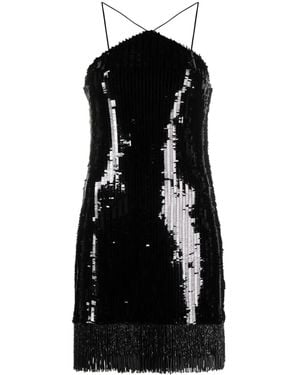 ‎Taller Marmo Abito Corto Con Paillettes - Nero