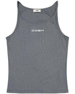GmbH Logo-Print Tank Top - Grey
