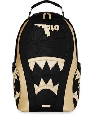 Sprayground X Flo Rida The Hit Maker Logo-Patch Backpack - Black