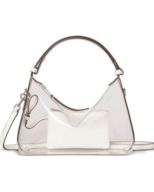 Tory Burch Mellow Clear Shoulder Bag - Natural
