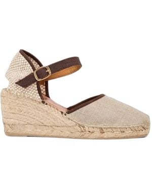 CAREL PARIS Rio Wedge Espadrilles - Natural