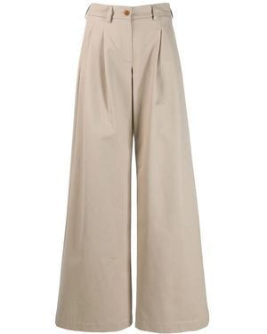 Jejia Katherine Wide Leg Trousers - Natural