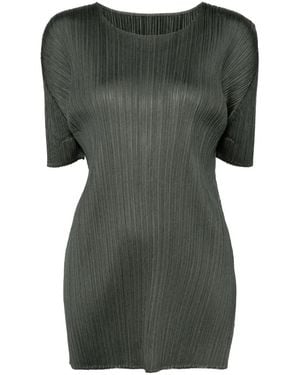 Pleats Please Issey Miyake Mc June Pleated Top - Green