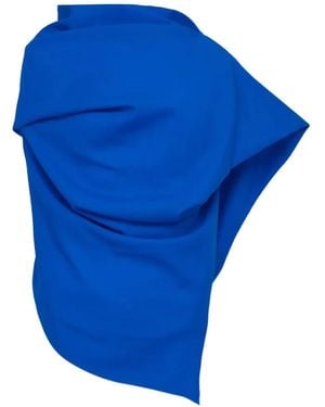 Issey Miyake Draped Top - Blue