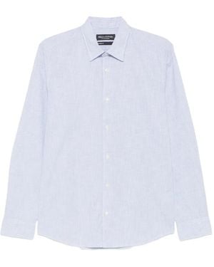 Marc O' Polo Vertical-Stripe Long-Sleeve Shirt - White