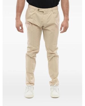 Corneliani Pleated Chino Trousers - Natural