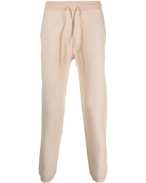 MC2 Saint Barth Drawstring Wool Track Pant - Natural