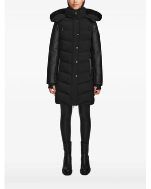 Rudsak Parka Elsa À Design Matelassé - Black